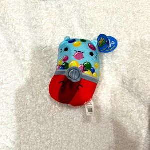 CATS VS. PICKLES gumball cat with tags 5”